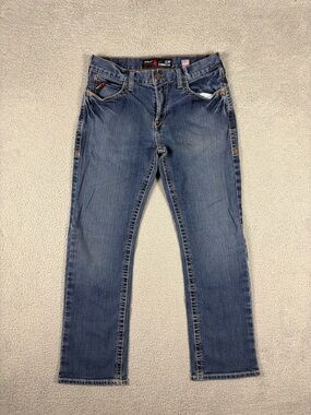 Ariat FR M7 Slim Straight Jeans Men’s Blue